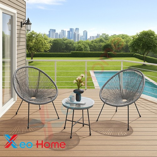 Bistro set chairs - chairs, rattan