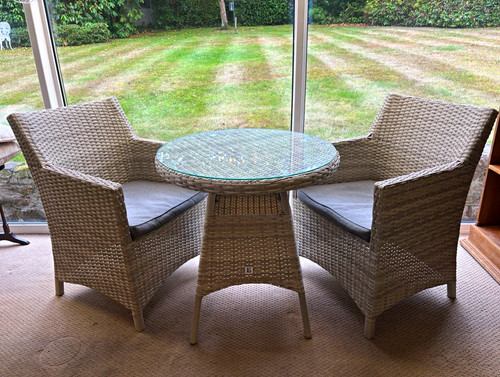 Outdoor rattan bistro set 2 - outdoor,