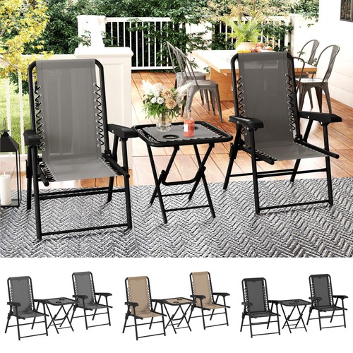 Pieces folding bistro set - 3,