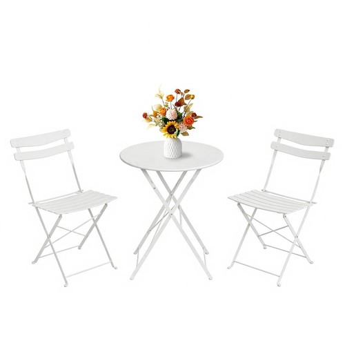 White bistro set - bistro, seater
