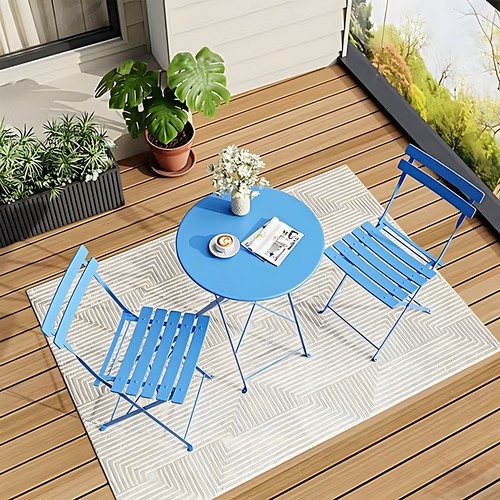 Folding bistro set garden - folding,