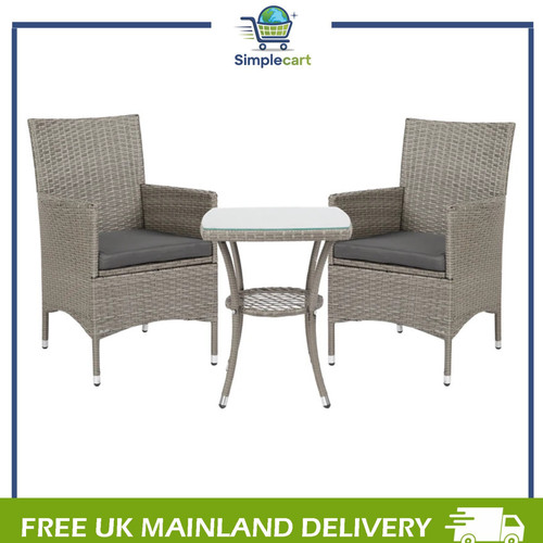 Rattan bistro set garden - bistro,