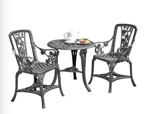 3pc garden bistro set - 2, chairs