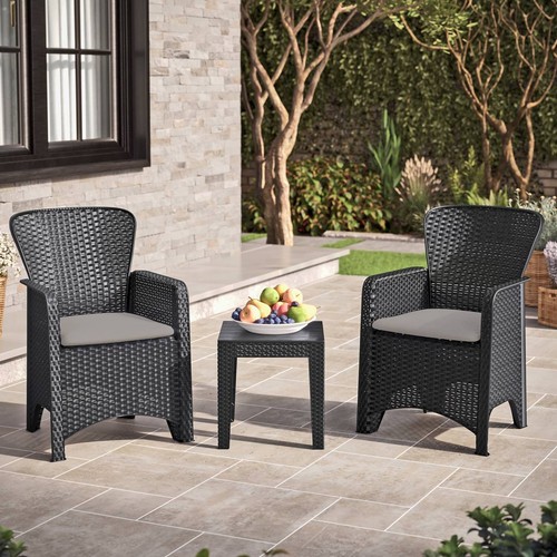 Black rattan effect - effect, 2