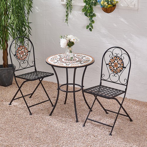 3pcs mosaic tile garden bistro - 3pcs,