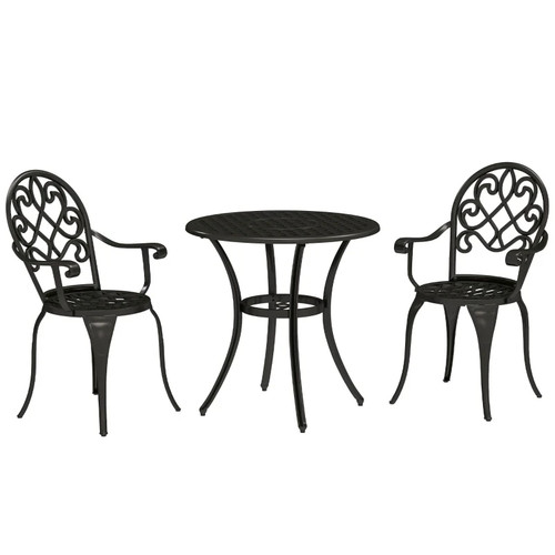 3pcs bistro set aluminium - 3pcs,
