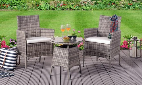 3pc rattan bistro set - rattan,