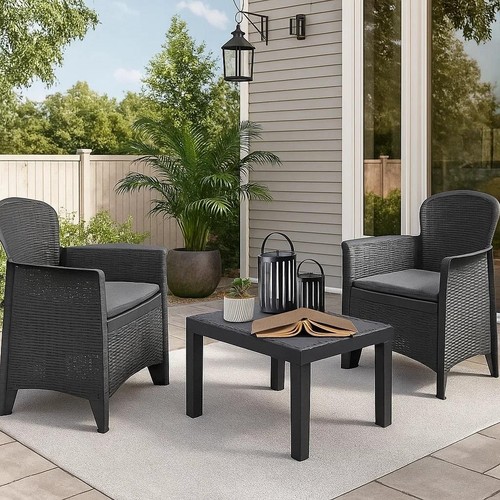 Patio garden bistro set 3pc - bistro,
