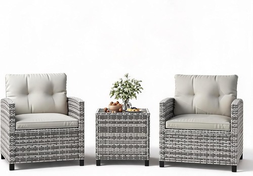 Pieces rattan bistro set - pieces,