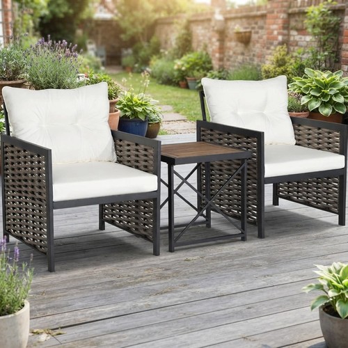 Piece rattan bistro - 3-piece, set
