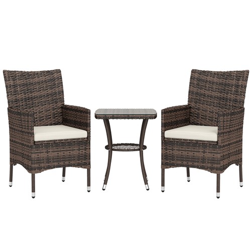Outsunny rattan bistro - rattan,