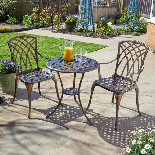 Brown bistro set outdoor - brown,